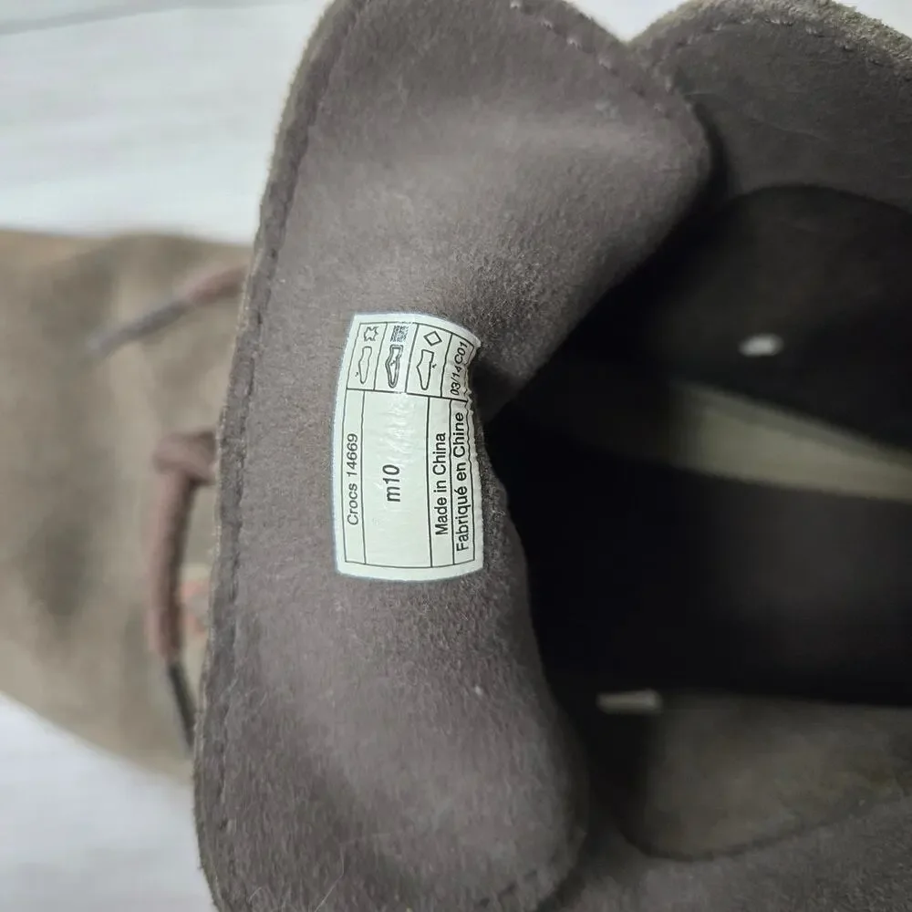 Men's Crocs Thompson Desert Chukka Boot size 10